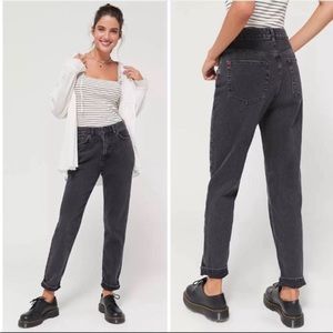 BDG Mom Jeans Faded Black Wash